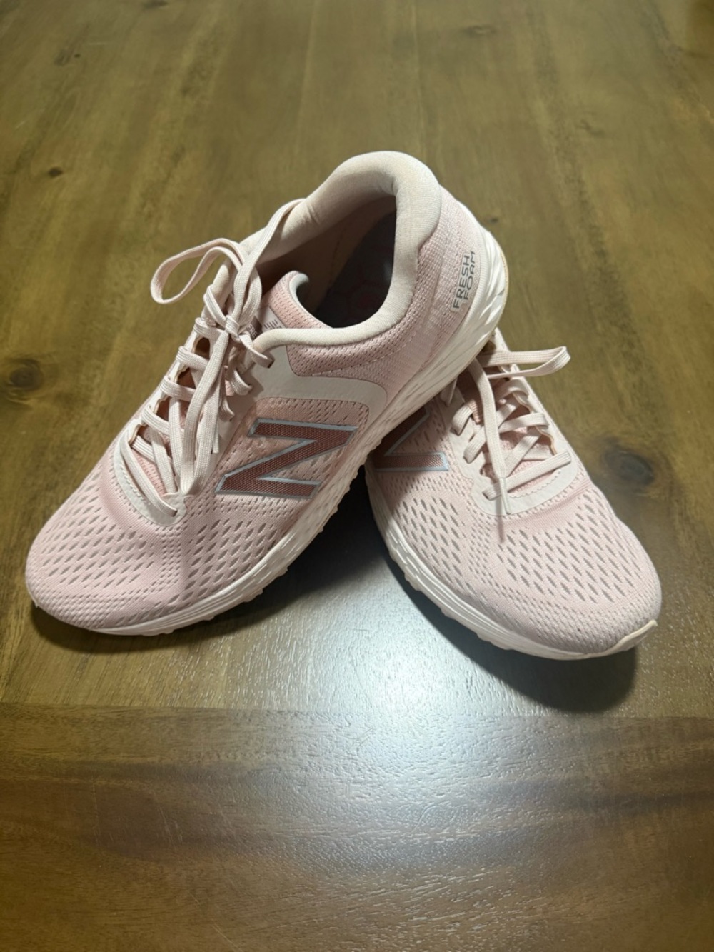 New Balance Women's Light Pink Breathable Running Sneakers